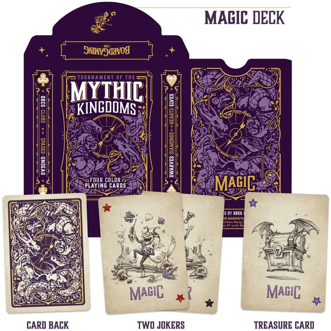The Purple Magic Deck - Tuck Box and Special Cards