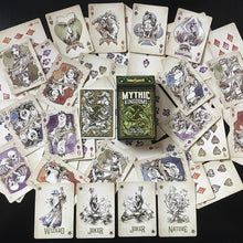 Load image into Gallery viewer, Four-Color TMK Playing Cards - Green Nature Deck with Jokers and Two Extra Cards