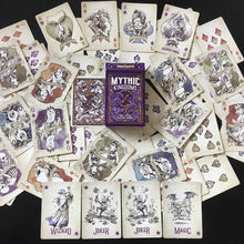 Load image into Gallery viewer, Four-Color TMK Playing Cards - Purple Magic Deck with Jokers and Two Extra Cards
